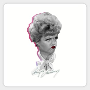 Angela Lansbury Pout Sticker